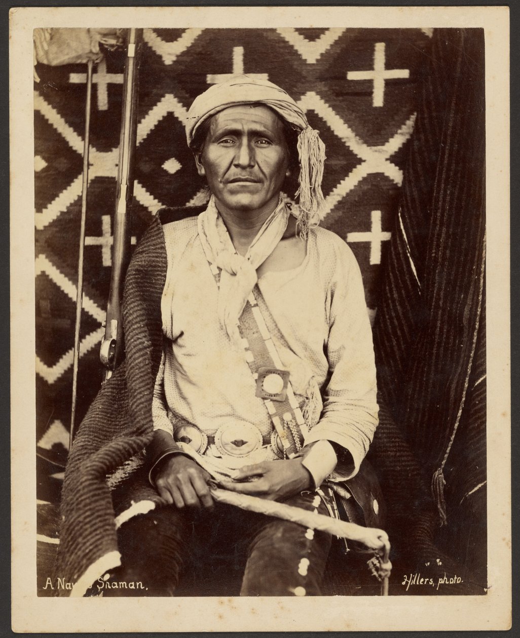 Navajo-shamaani tekijältä John K. Hillers