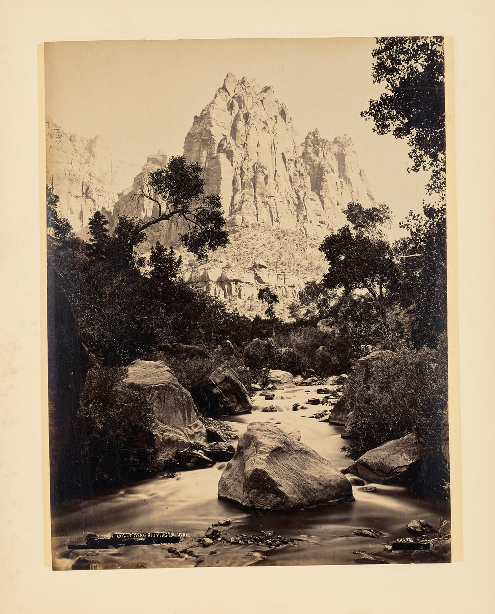 Eagle Crag, Rio Virgen, Utah tekijältä John K. Hillers