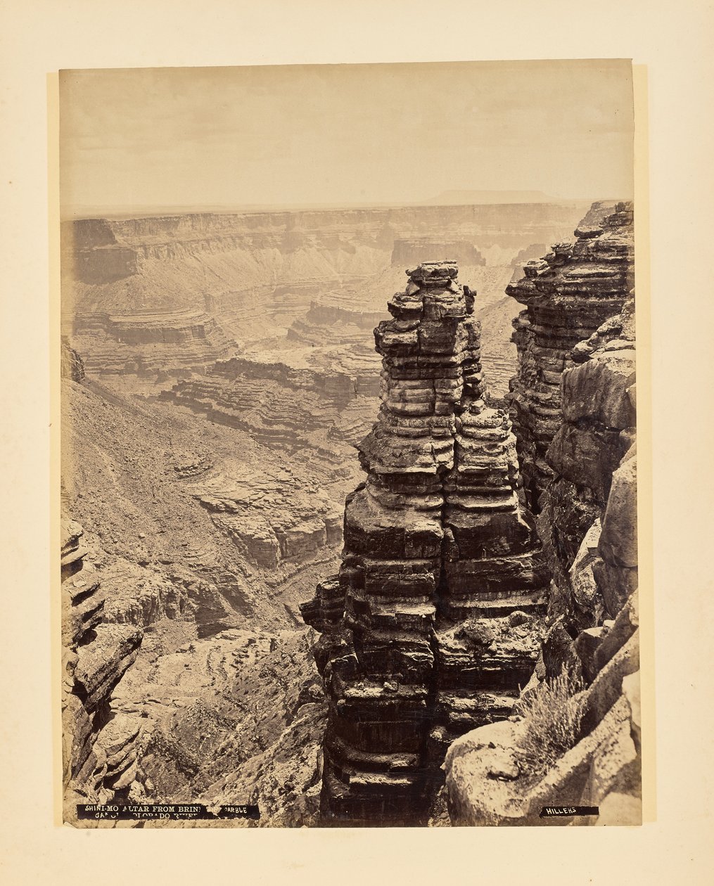 Shini-Mo-alttari Brink of Marble Canonista, Colorado-joki tekijältä John K. Hillers