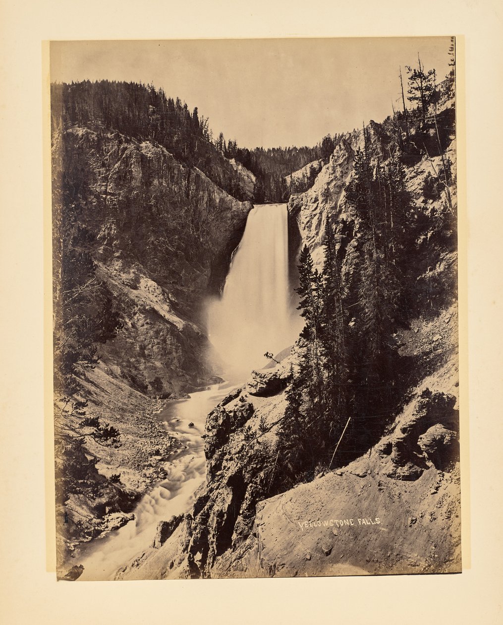 Yellowstone Falls tekijältä John K. Hillers