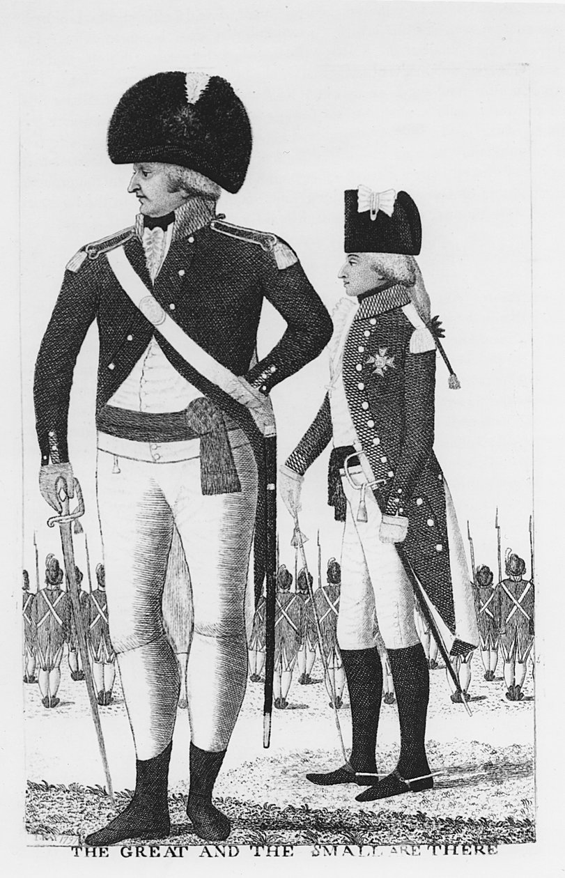 Suuri ja pieni ovat siellä, noin 1797 tekijältä John Kay