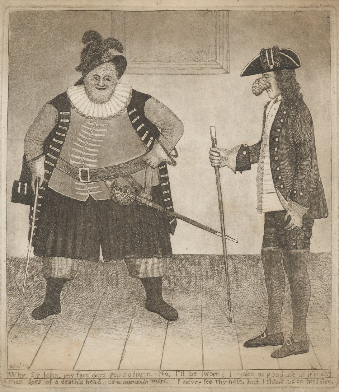 "Miksi, Sir John, kasvoni eivät tee sinulle pahaa..." tekijältä John Kay