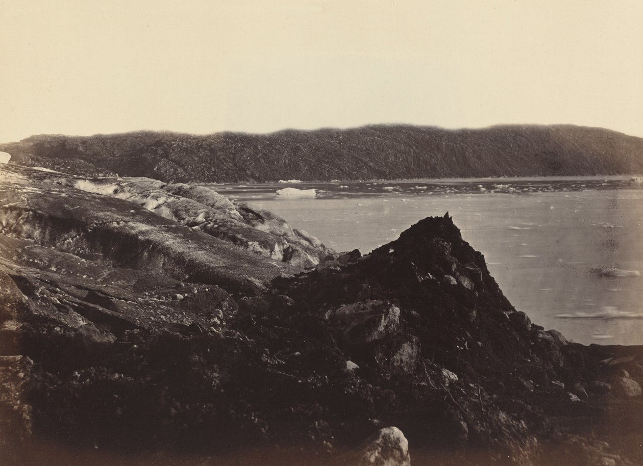 Arktiset alueet: nro 36. Jäätikkö virtaavan tai pakottavana..., 1869 tekijältä John L Dunmore