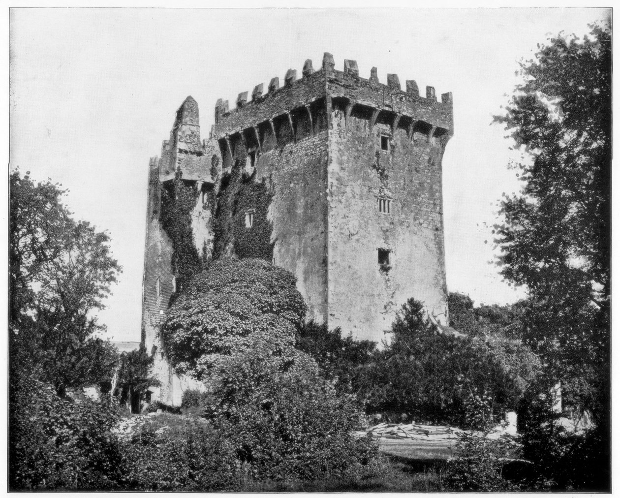 Blarneyn linna, Irlanti, 1800-luku. tekijältä John L. Stoddard