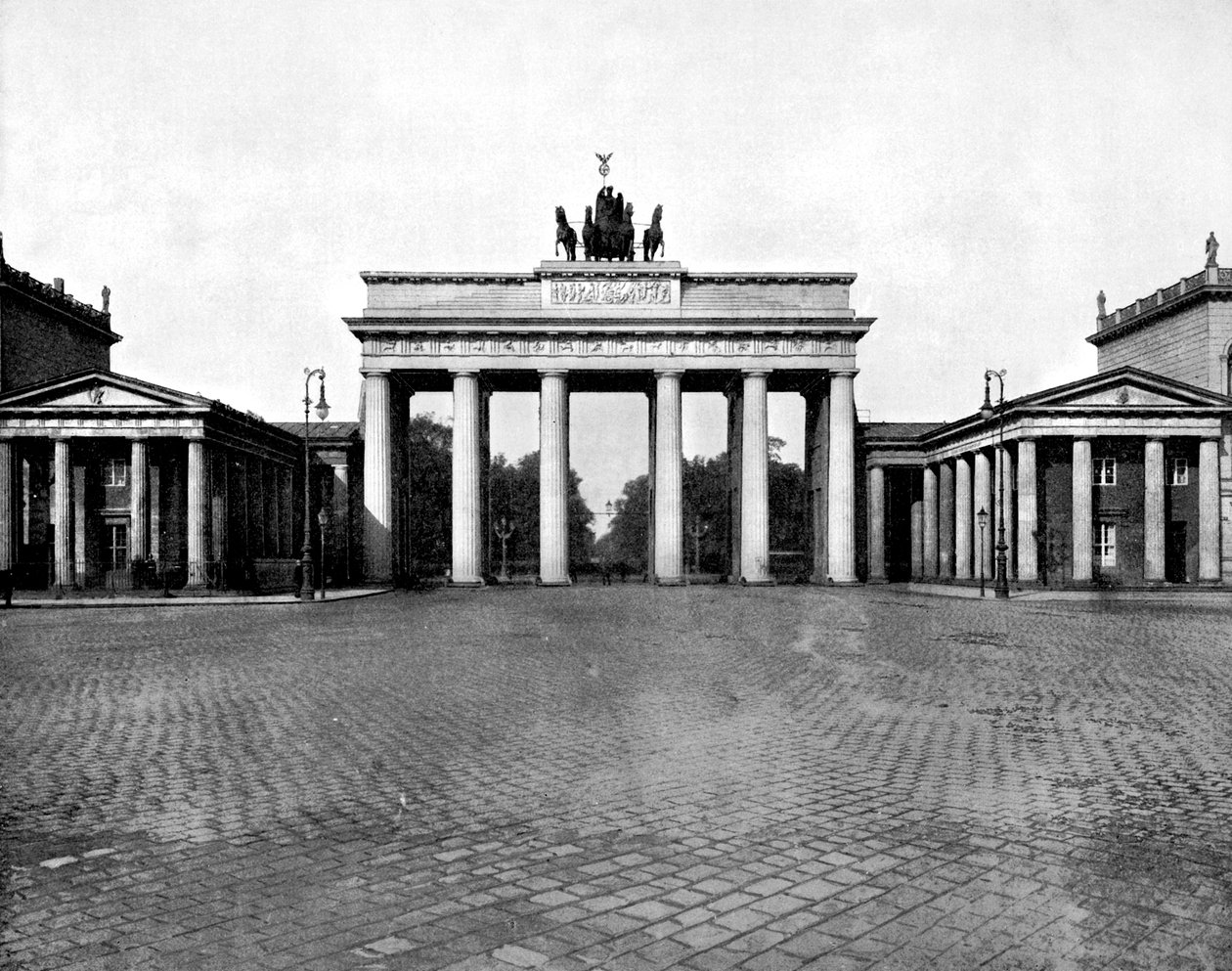 Brandenburgin portti, Berliini, 1893. tekijältä John L. Stoddard