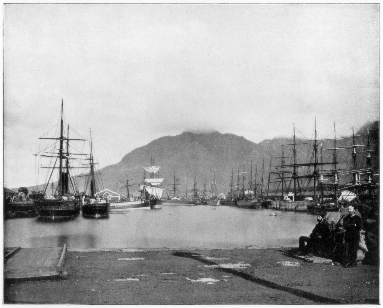 Kapkaupunki, Etelä-Afrikka, 1800-luvun loppu. tekijältä John L. Stoddard