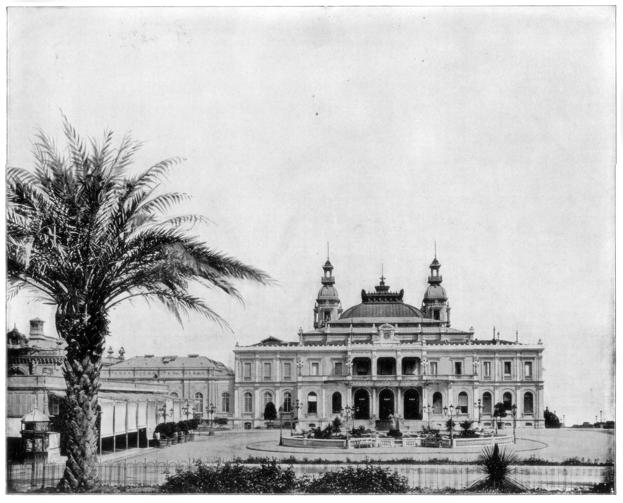 Kasino, Monte Carlo, 1800-luvun loppu. tekijältä John L. Stoddard