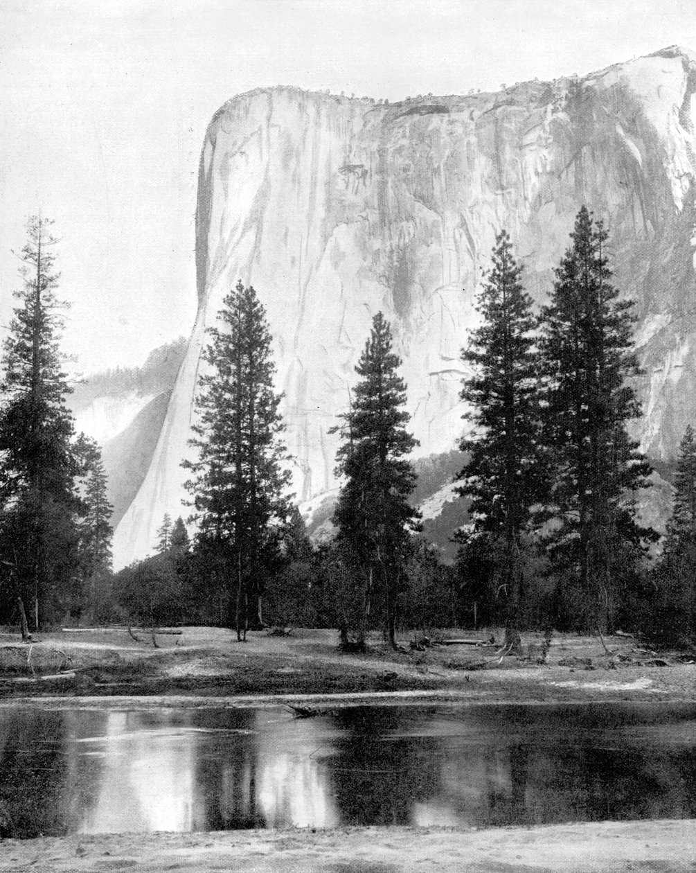 El Capitan, Yosemite Valley, Kalifornia, Yhdysvallat, 1893. tekijältä John L. Stoddard