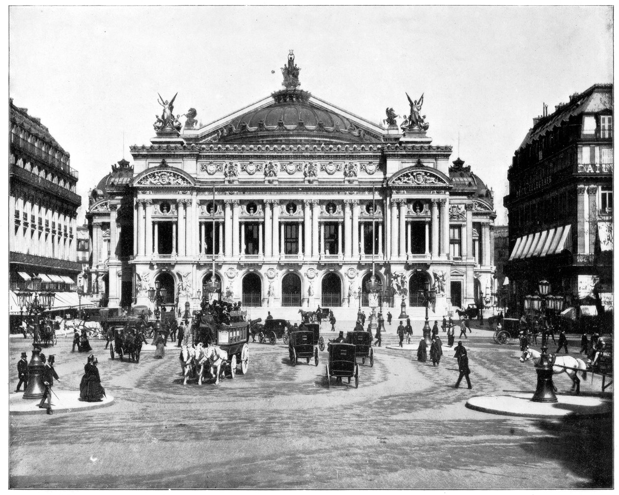 Grand Opera House, Pariisi, 1800-luvun loppu tekijältä John L. Stoddard