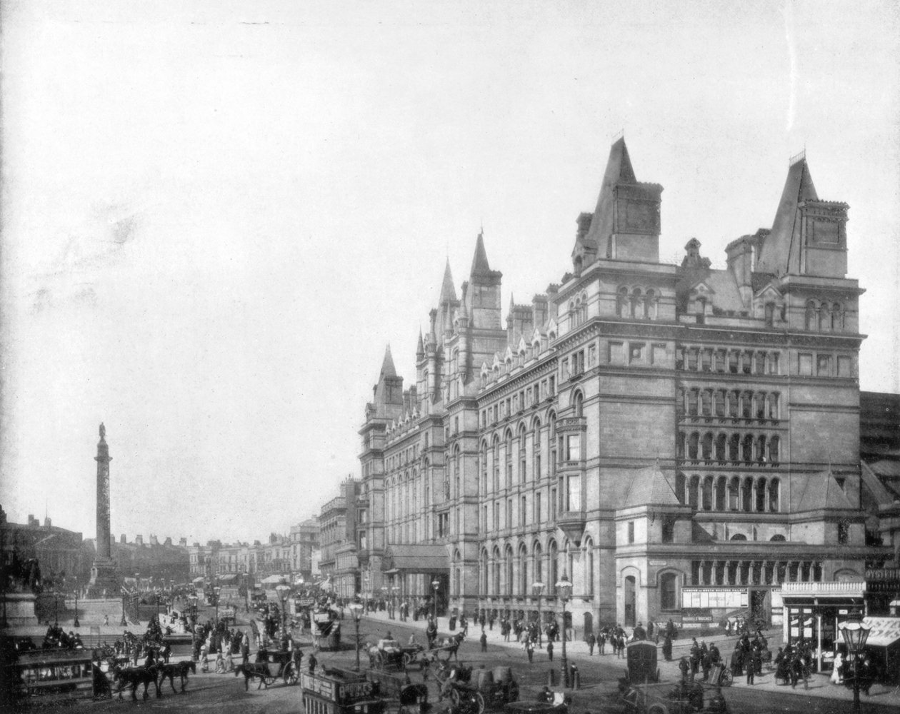 Lime Street, Liverpool, Englanti, 1800-luvun loppu. tekijältä John L. Stoddard