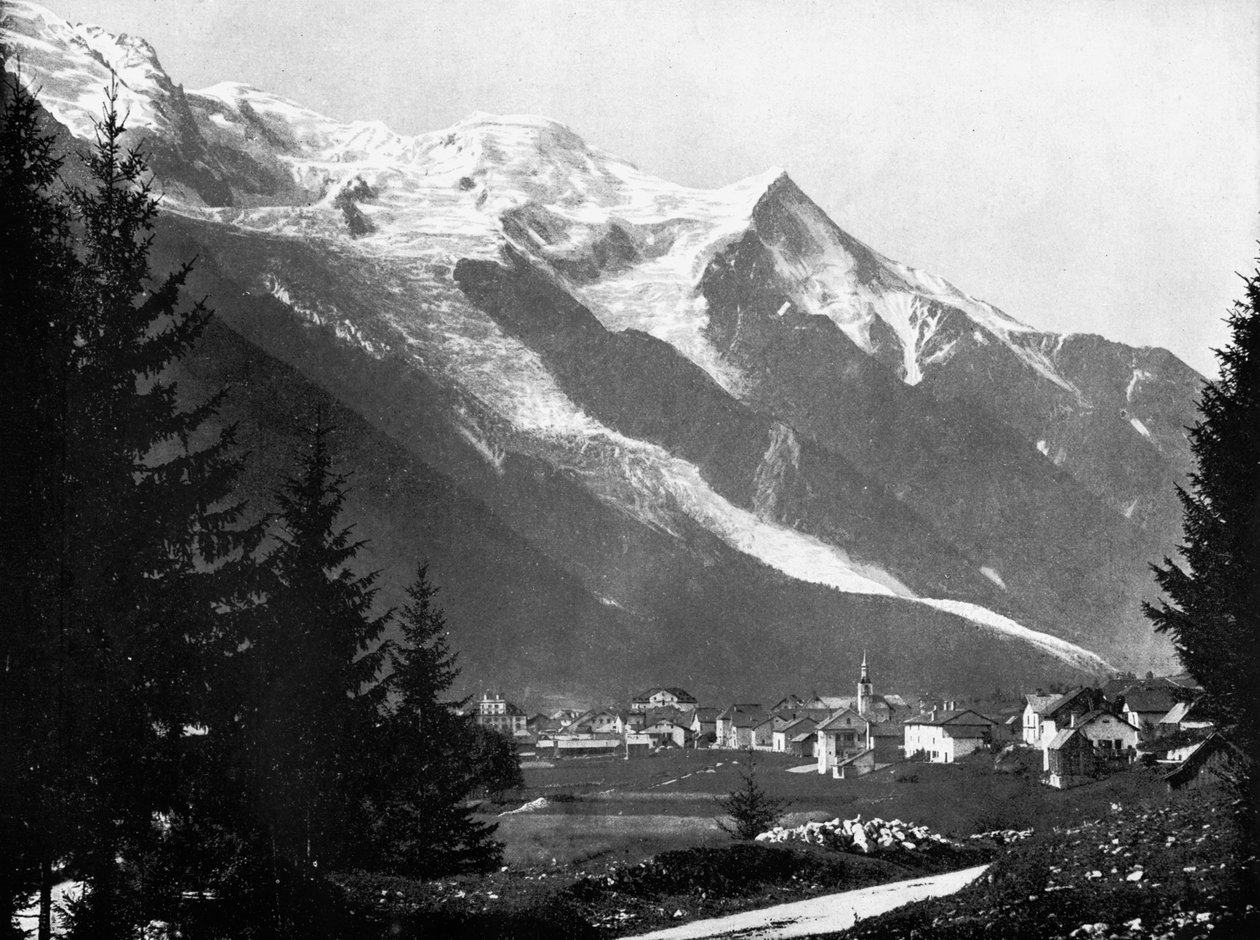 Mont Blanc Sveitsistä, 1893. tekijältä John L. Stoddard