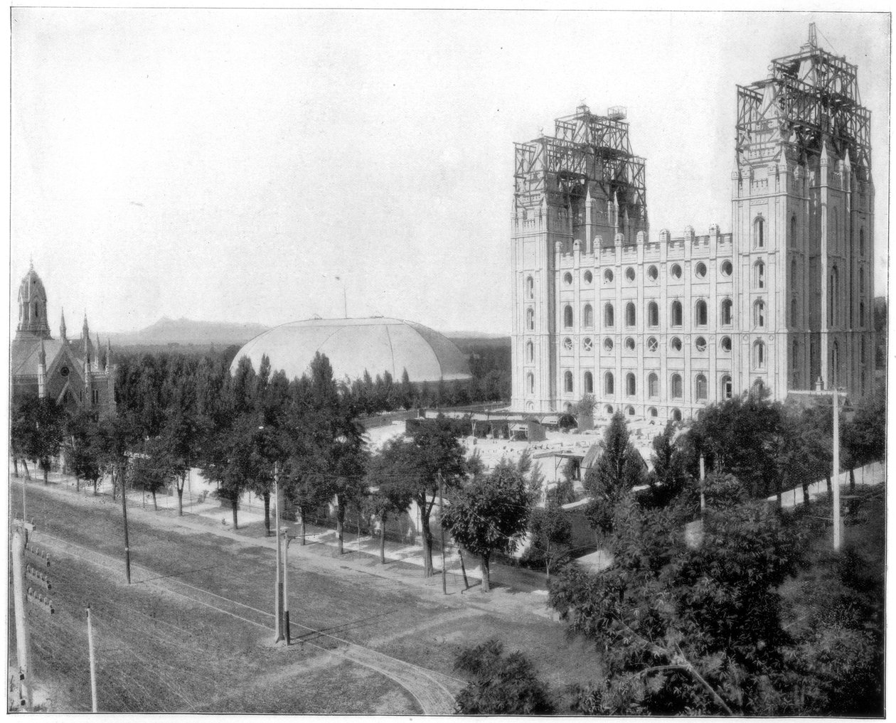 New Mormon Temple, Salt Lake City, Utah, 1800-luvun loppu tekijältä John L. Stoddard