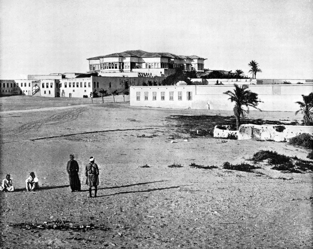 Palatsi ja haaremi, Aleksandria, Egypti, 1893. tekijältä John L. Stoddard