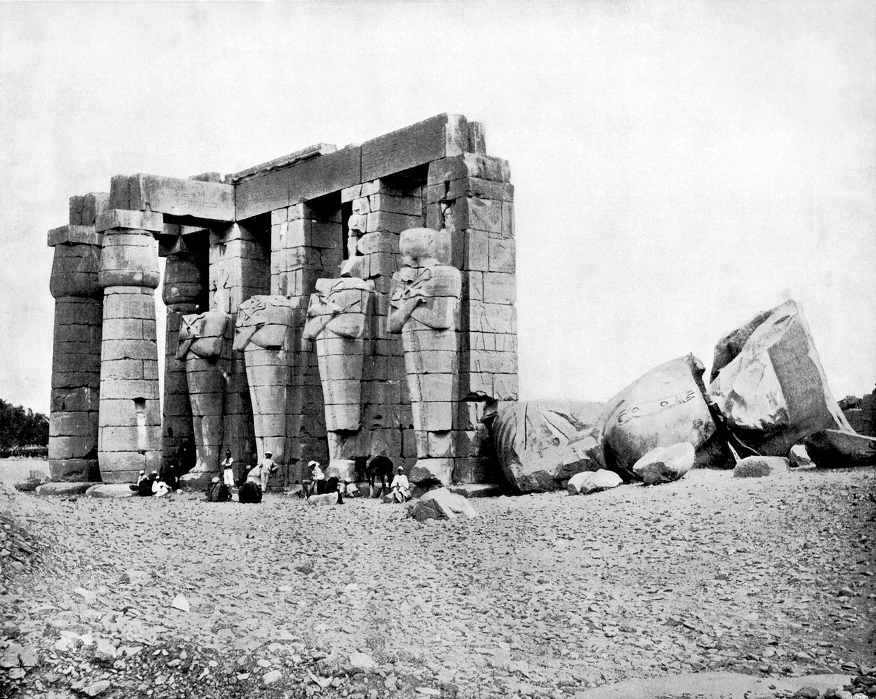 Rauniot, Thebes, Egypti, 1893. tekijältä John L. Stoddard