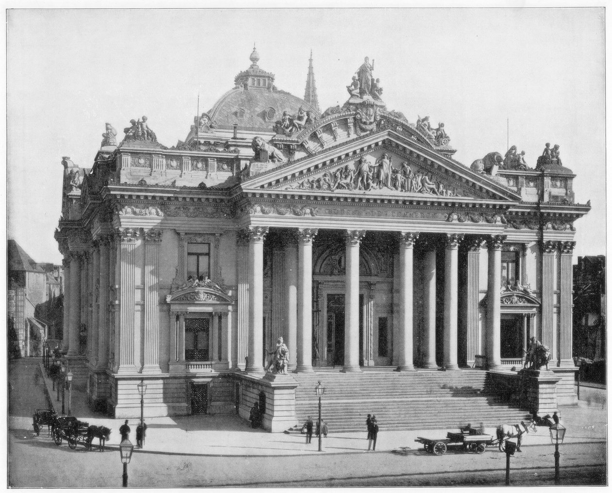 The Bourse, Bryssel, 1800-luvun loppu tekijältä John L. Stoddard