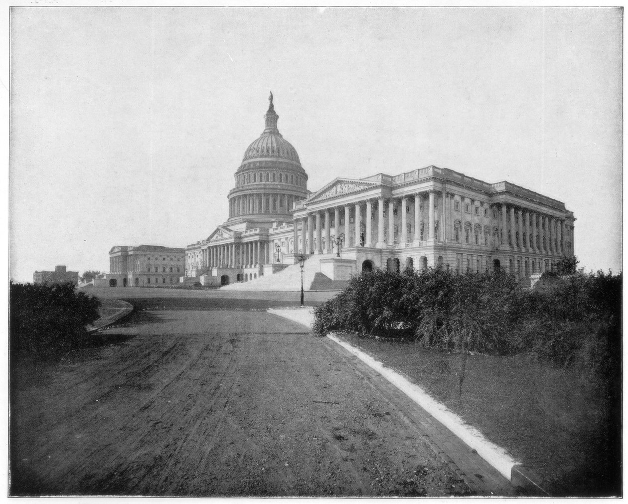Capitol, Washington DC, 1800-luvun loppu tekijältä John L. Stoddard