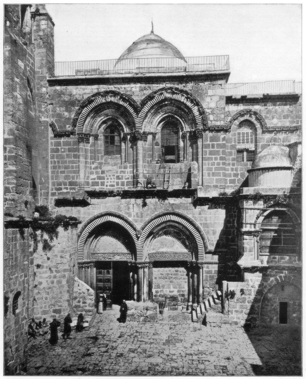 Pyhän haudan kirkko, Jerusalem, 1800-luvun loppu tekijältä John L. Stoddard