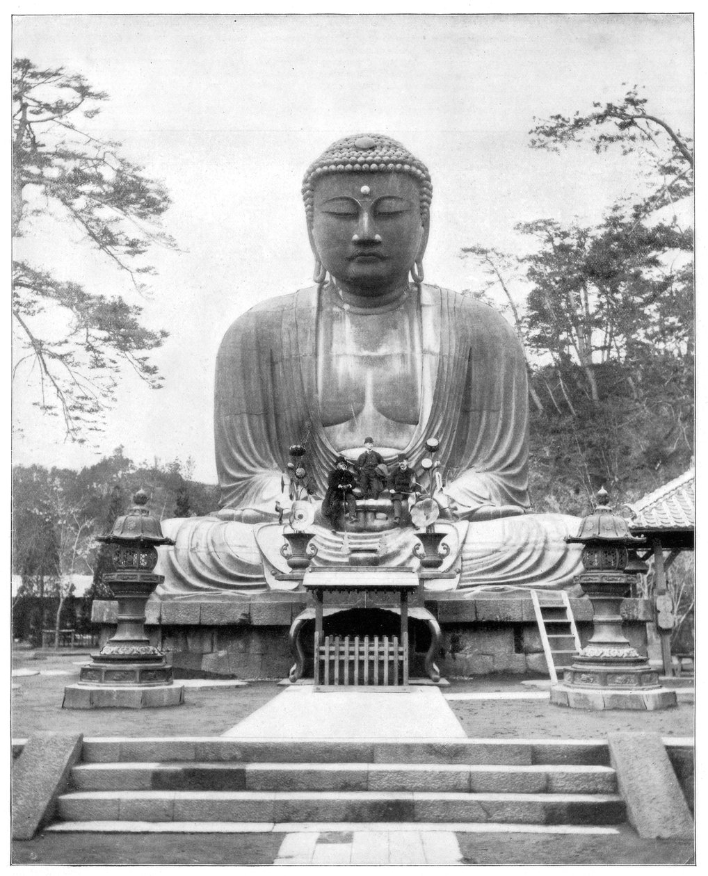 Suuri pronssibuddha, Japani, 1800-luvun loppu tekijältä John L. Stoddard