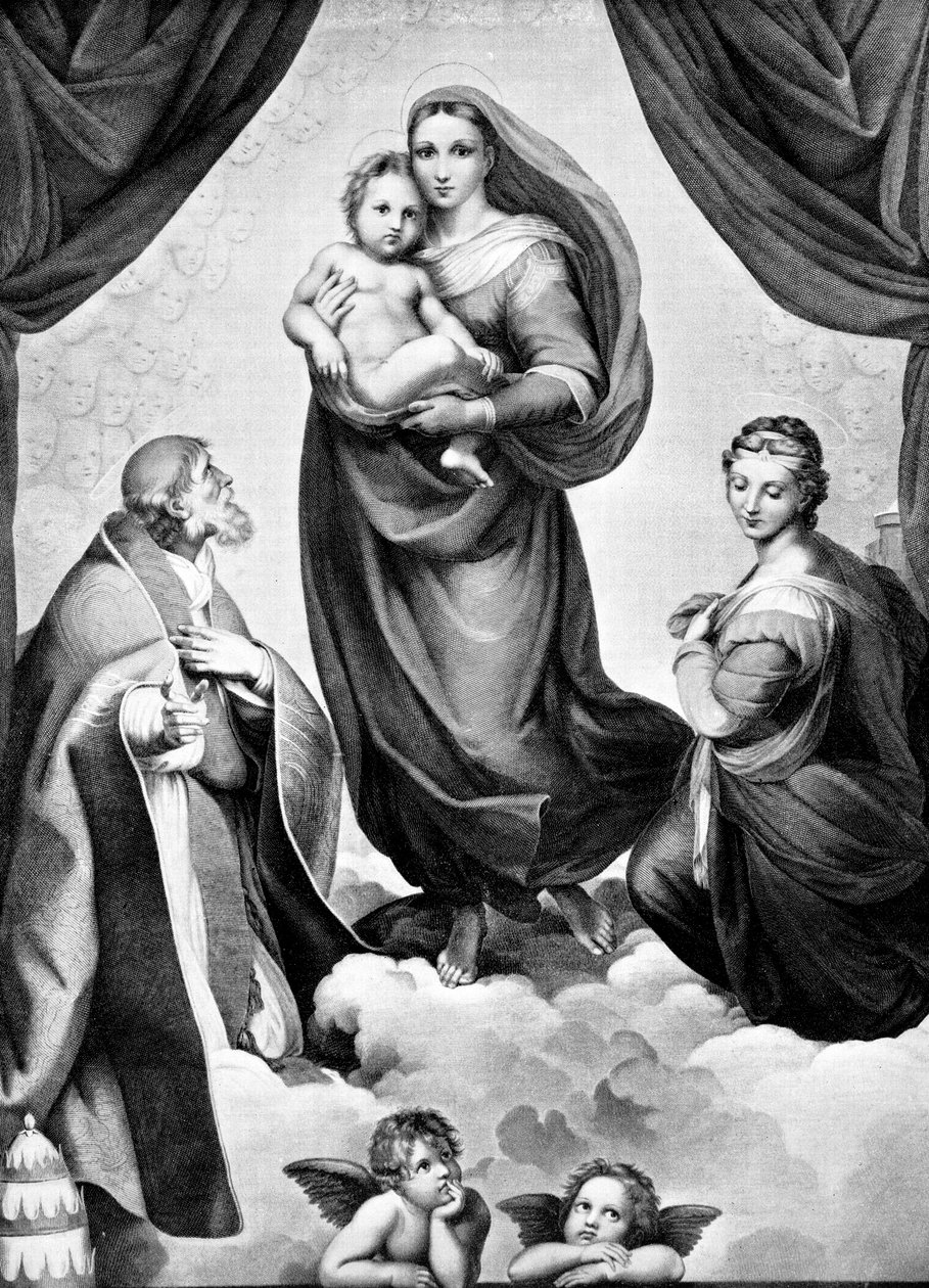 Madonna San Sistossa, c1512, 1893 tekijältä John L. Stoddard