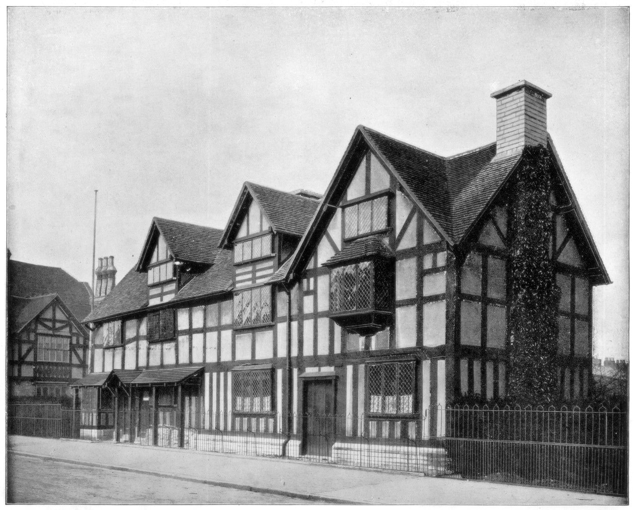 William Shakespearesin talo, Stratford-upon-Avon, Warwickshire, 1800-luvun loppu tekijältä John L. Stoddard