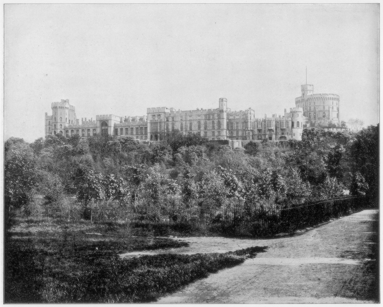 Windsorin linna, Englanti, 1800-luvun loppu. tekijältä John L. Stoddard