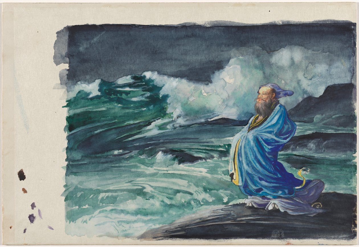 Rishi nostaa myrskyn, 1897. tekijältä John La Farge