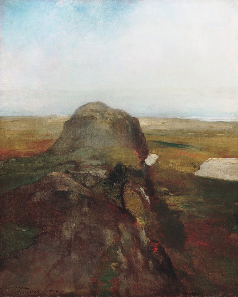 Autumn Study, View over Hanging Rock, Newport, R.I., 1868. tekijältä John La Farge