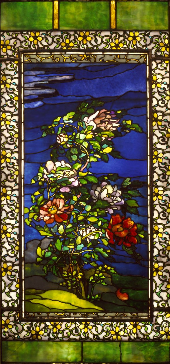 Pionit tuulessa ja Kakemono-reunukset tekijältä John La Farge