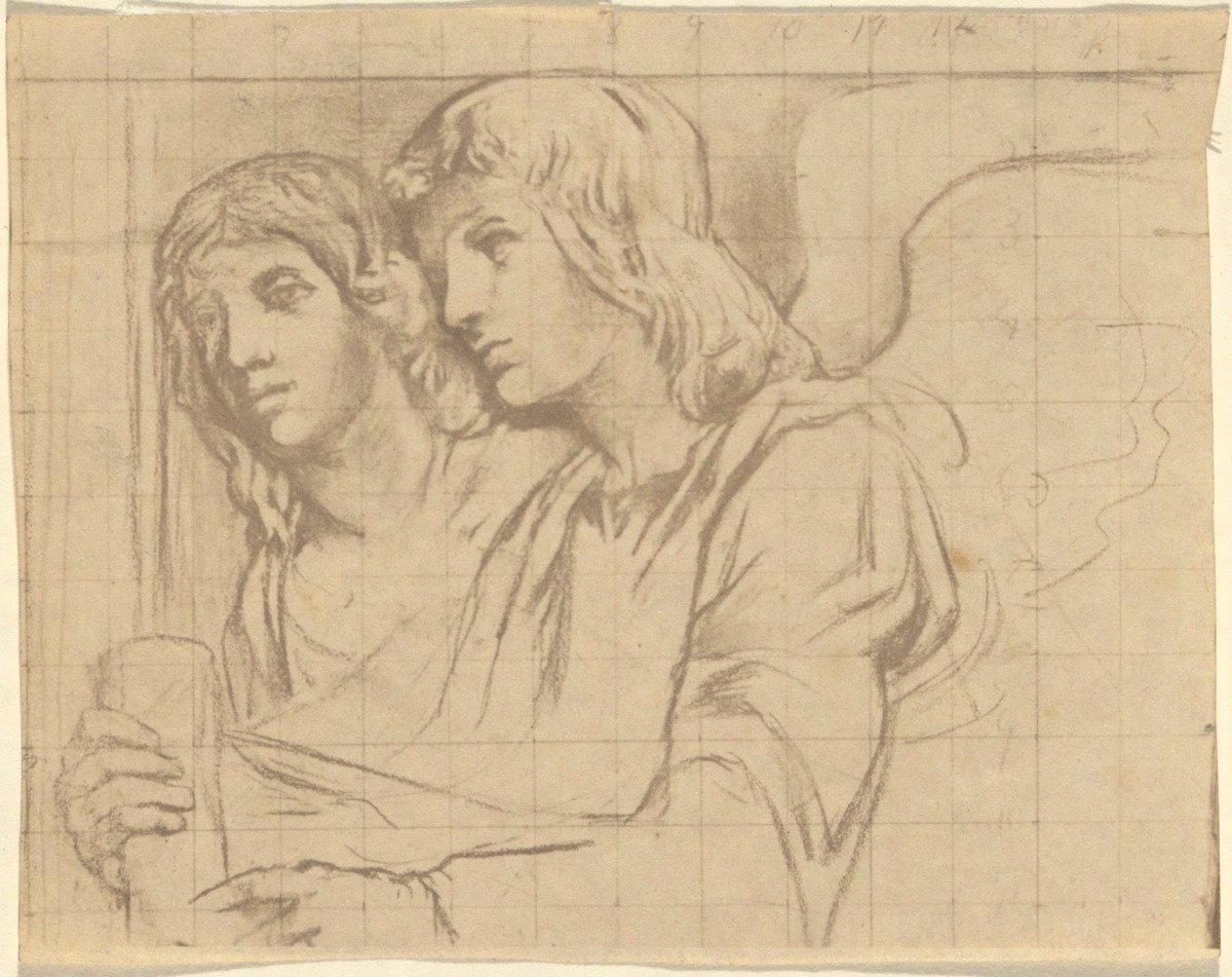 Kaksi enkeliä Trinity Churchille, Boston tekijältä John La Farge