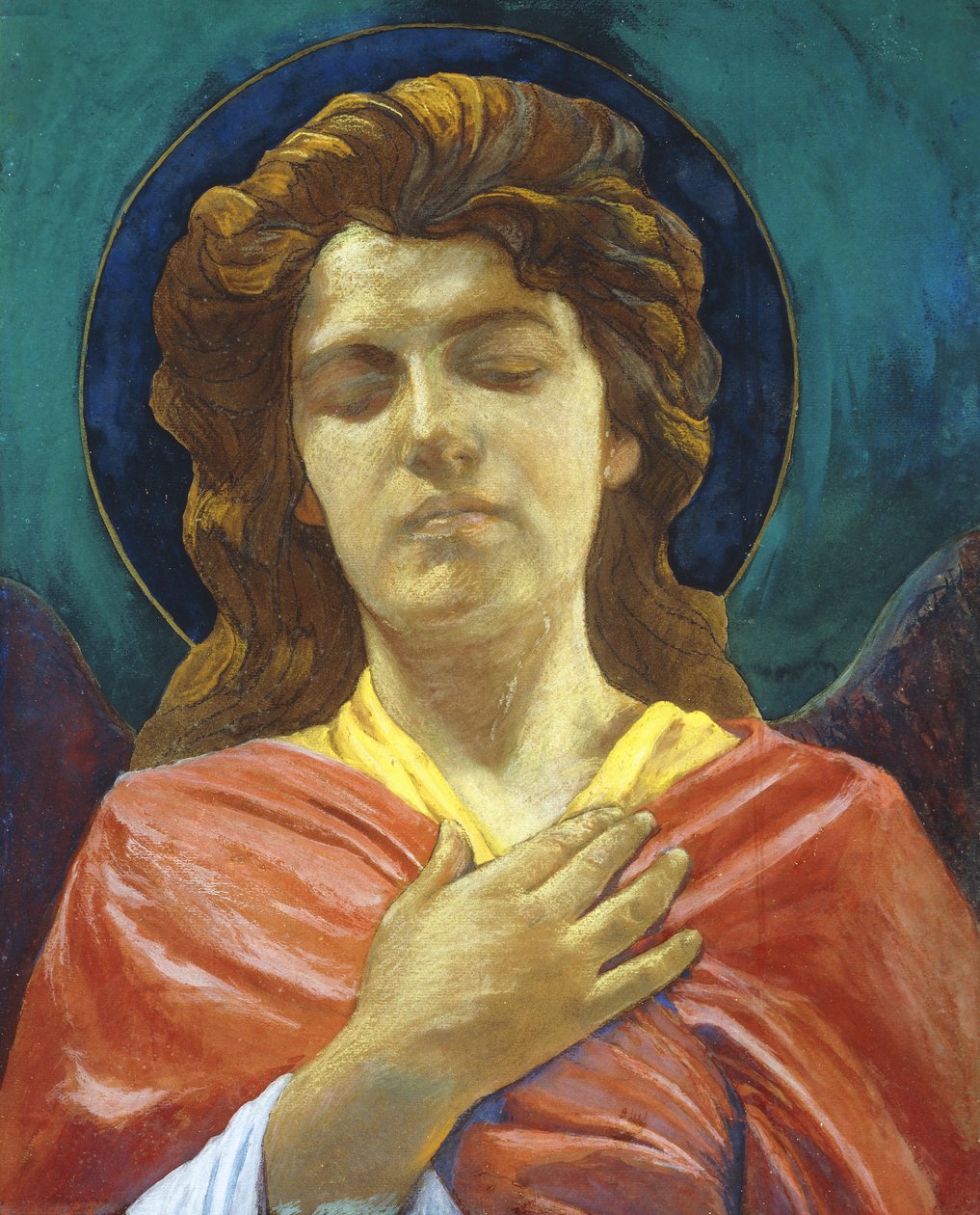 Enkelin pää, tekijältä John La Farge or Lafarge