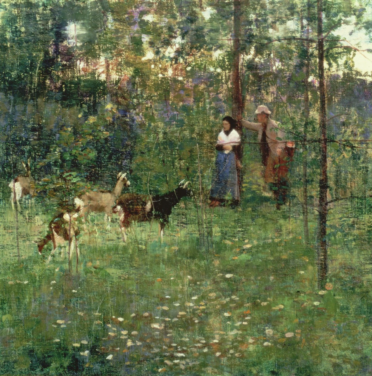 Huonekalut ja erilaiset esineet 1100- ja 1300-luvuilta tekijältä John Lavery