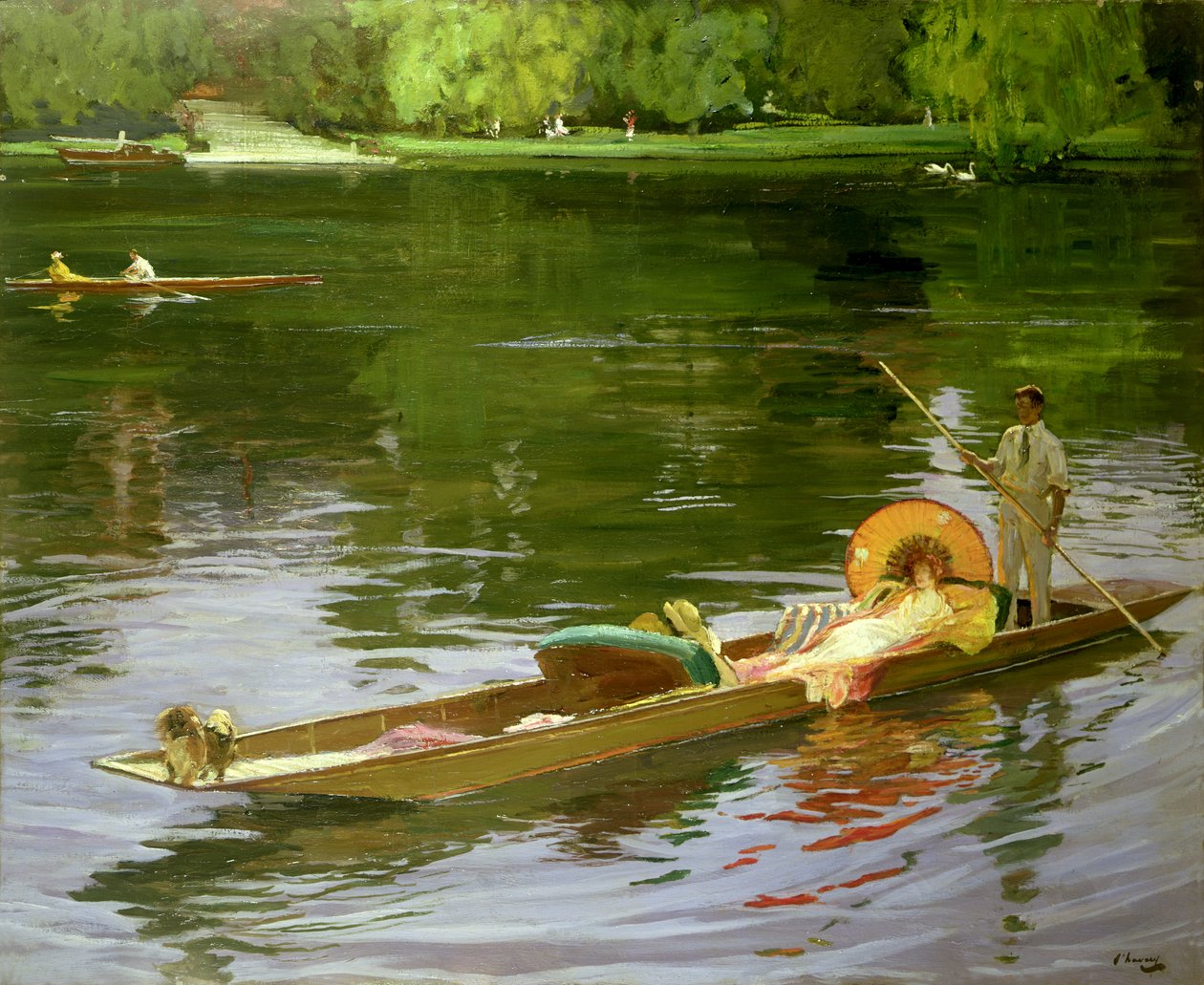 Huonekalut ja erilaiset esineet 1100- ja 1300-luvuilta tekijältä John Lavery
