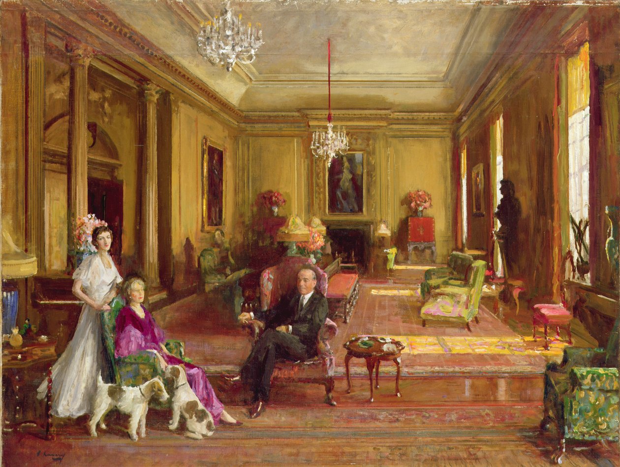 Millbankin lordi Duveen kotona tekijältä John Lavery