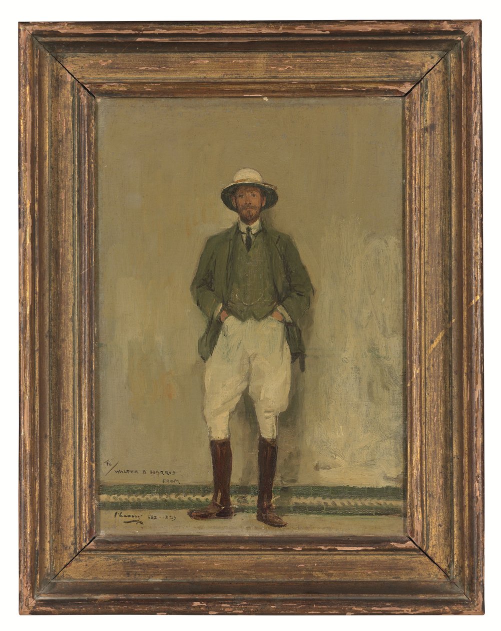 Walter B. Harrisin muotokuva, noin 1907 (öljy kankaalle) tekijältä John Lavery