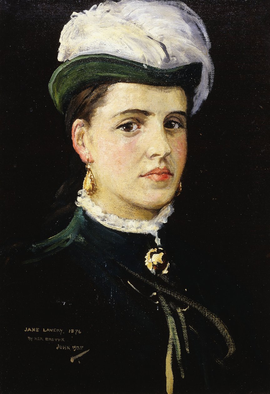 Postuumi muotokuva Jane Laverystä tekijältä John Lavery