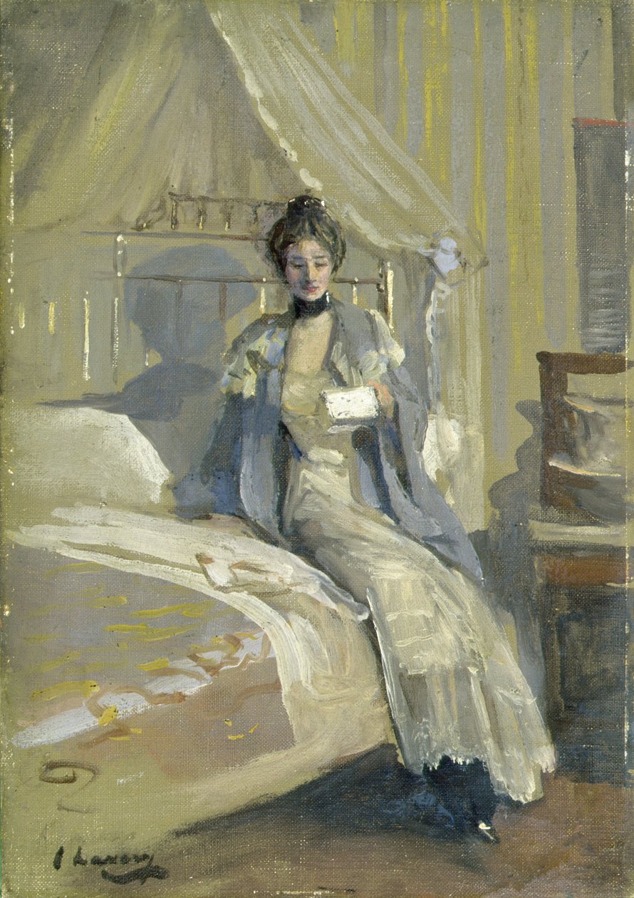 Kirje (öljy kartongille) tekijältä John Lavery
