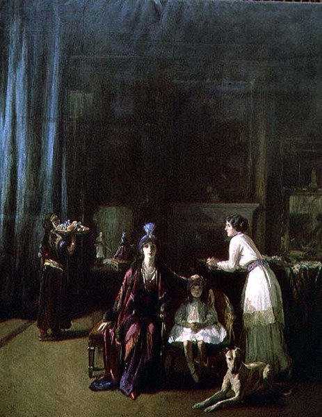Studio (öljy kankaalle) tekijältä John Lavery