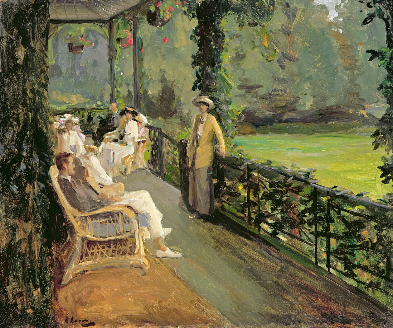 Veranta, 1912 tekijältä John Lavery