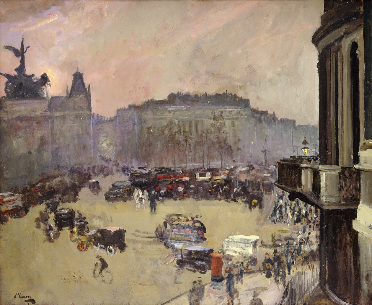 Talviaurinko, Hyde Park Corner tekijältä John Lavery