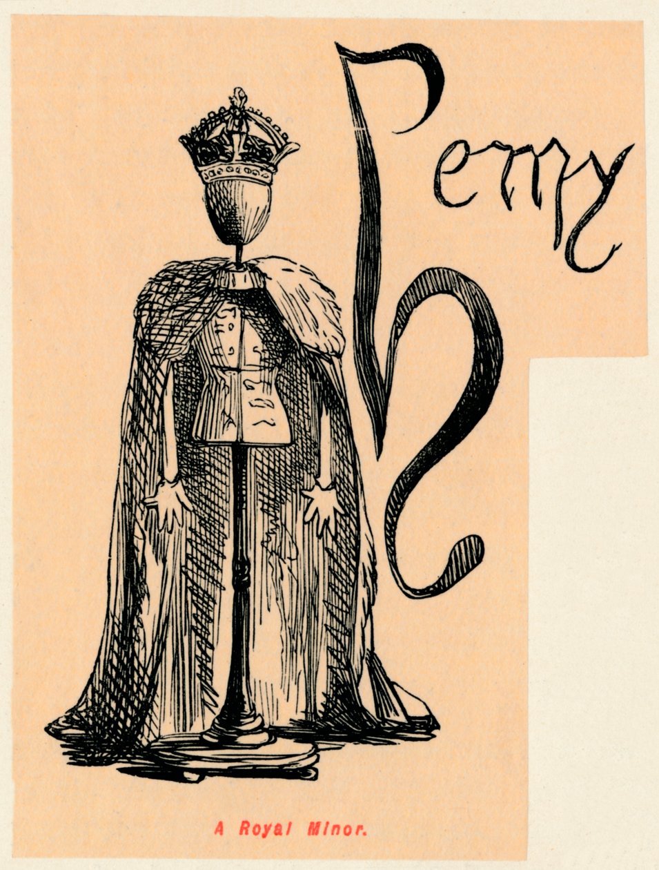 A Royal Minor, c1860, c1860 tekijältä John Leech
