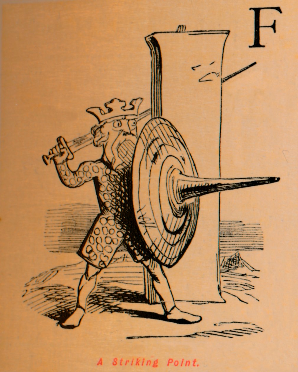 A Striking Point, c1860, c1860. tekijältä John Leech