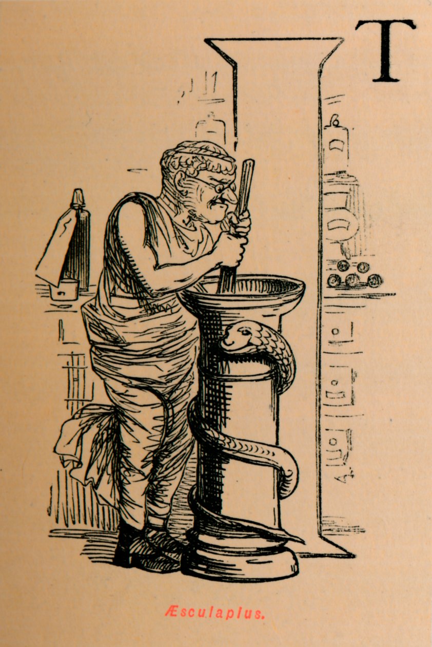 Aesculapius, 1852 tekijältä John Leech