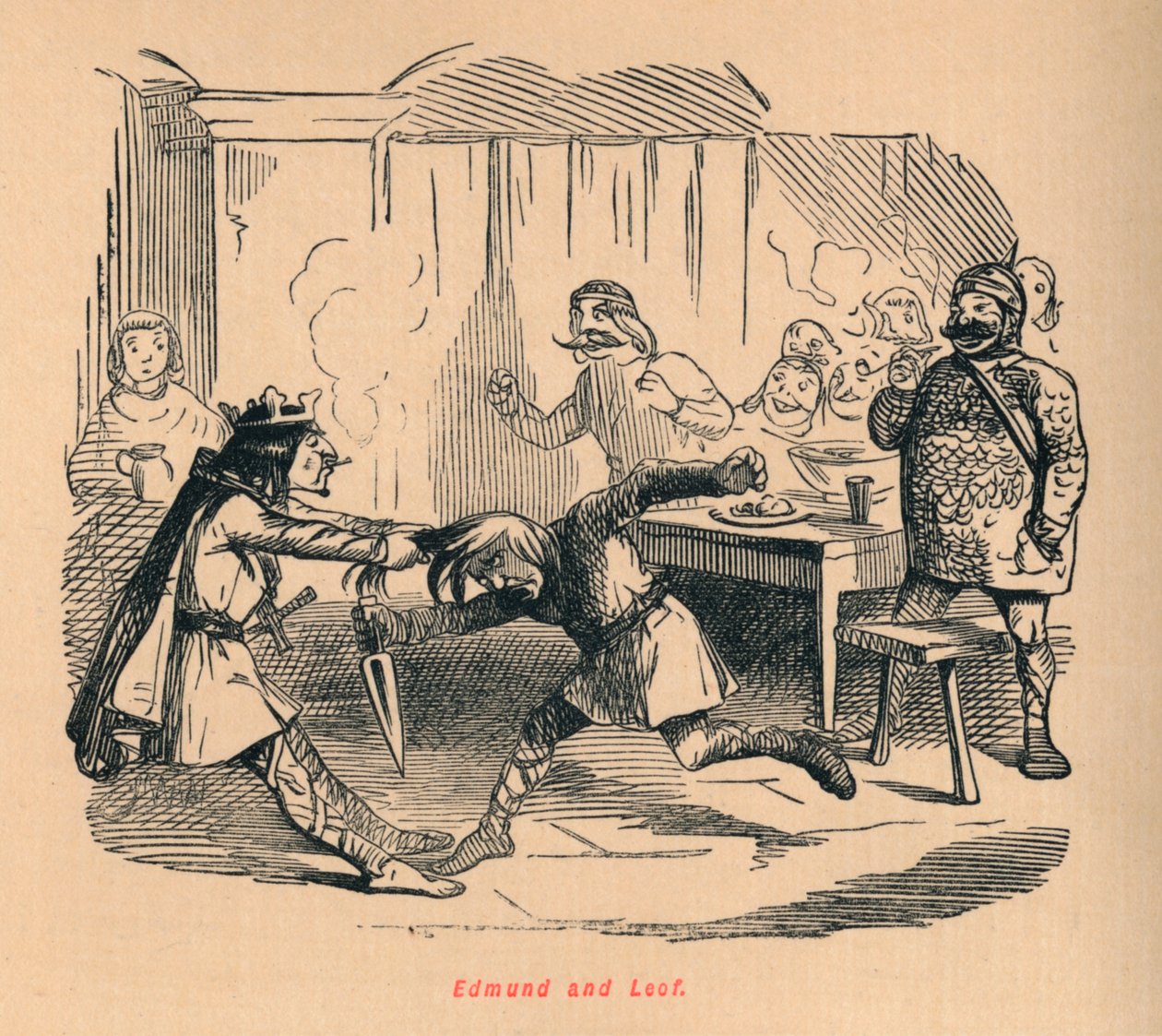 Edmund ja Leof, 1860, 1860 tekijältä John Leech