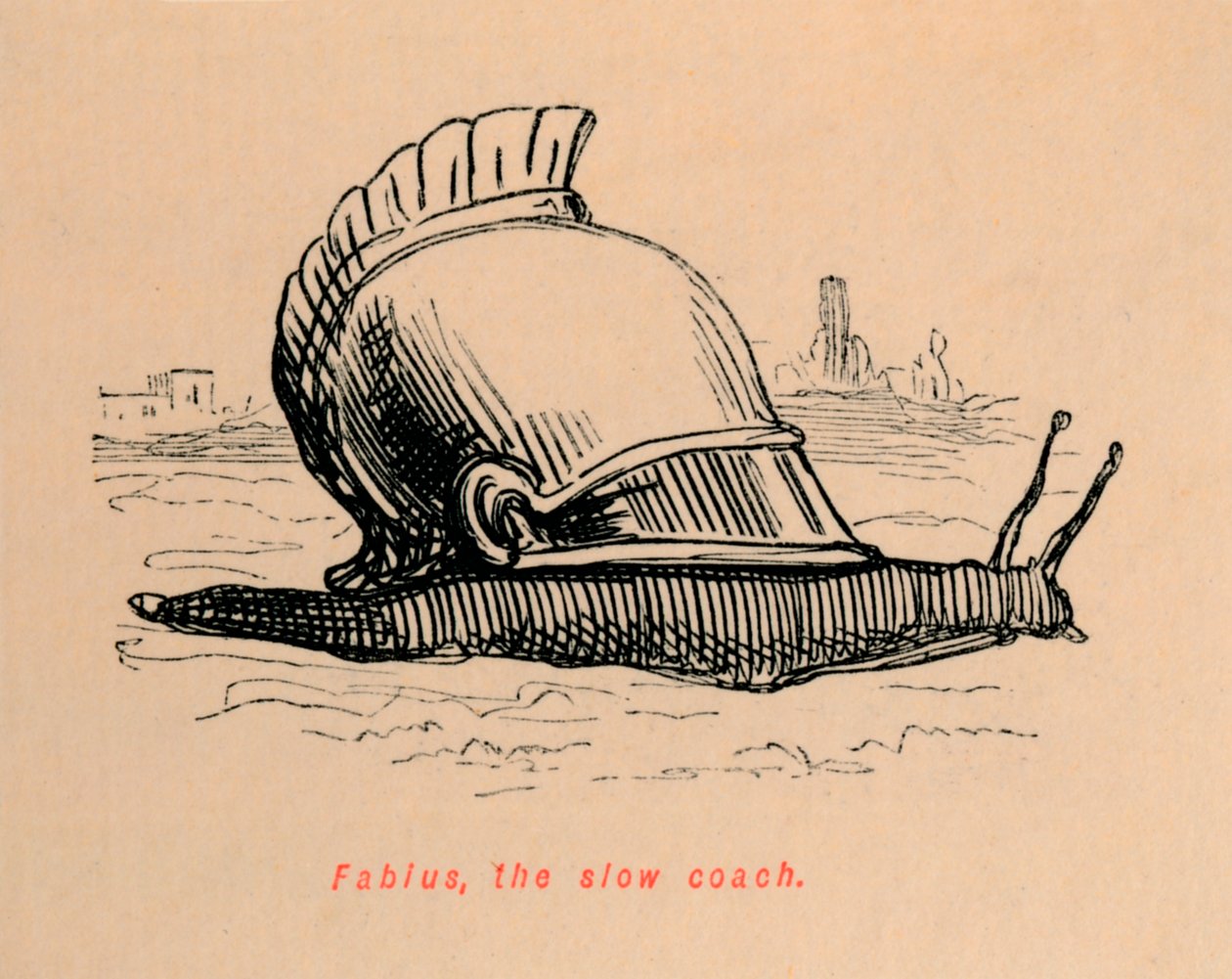 Fabius, hidas valmentaja, 1852 tekijältä John Leech