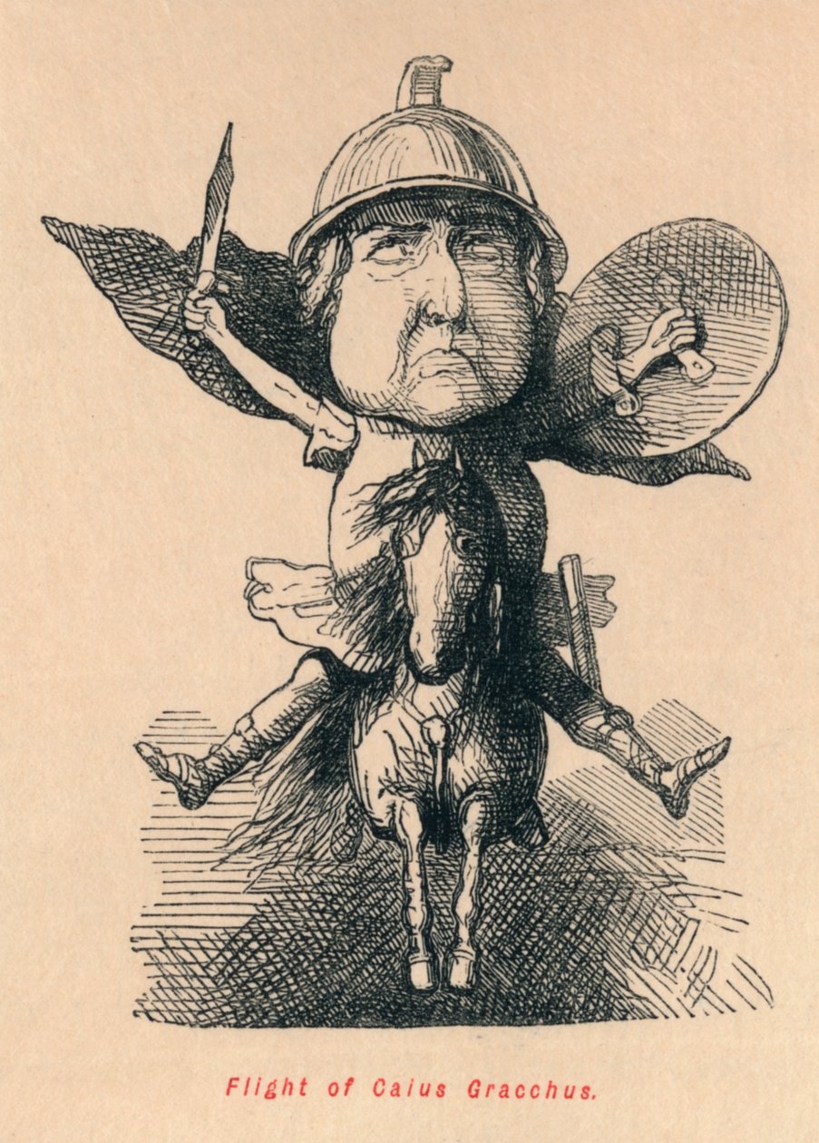 Gaius Gracchuksen lento 1852 tekijältä John Leech
