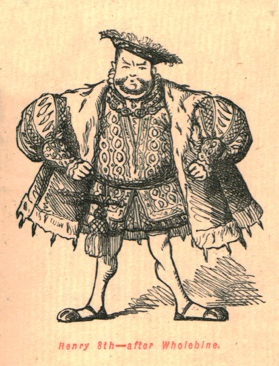 Henry 8th - Wholebinen jälkeen, 1897. tekijältä John Leech