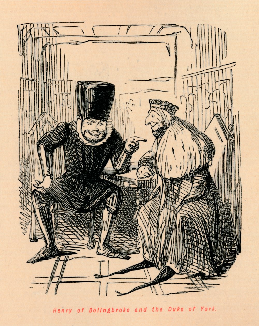 Henry of Bolingbroke ja Yorkin herttua, c1860, c1860 tekijältä John Leech