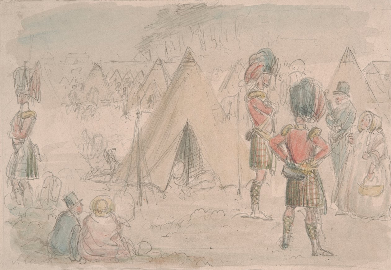 Ylämaan rykmentti leirillä tekijältä John Leech