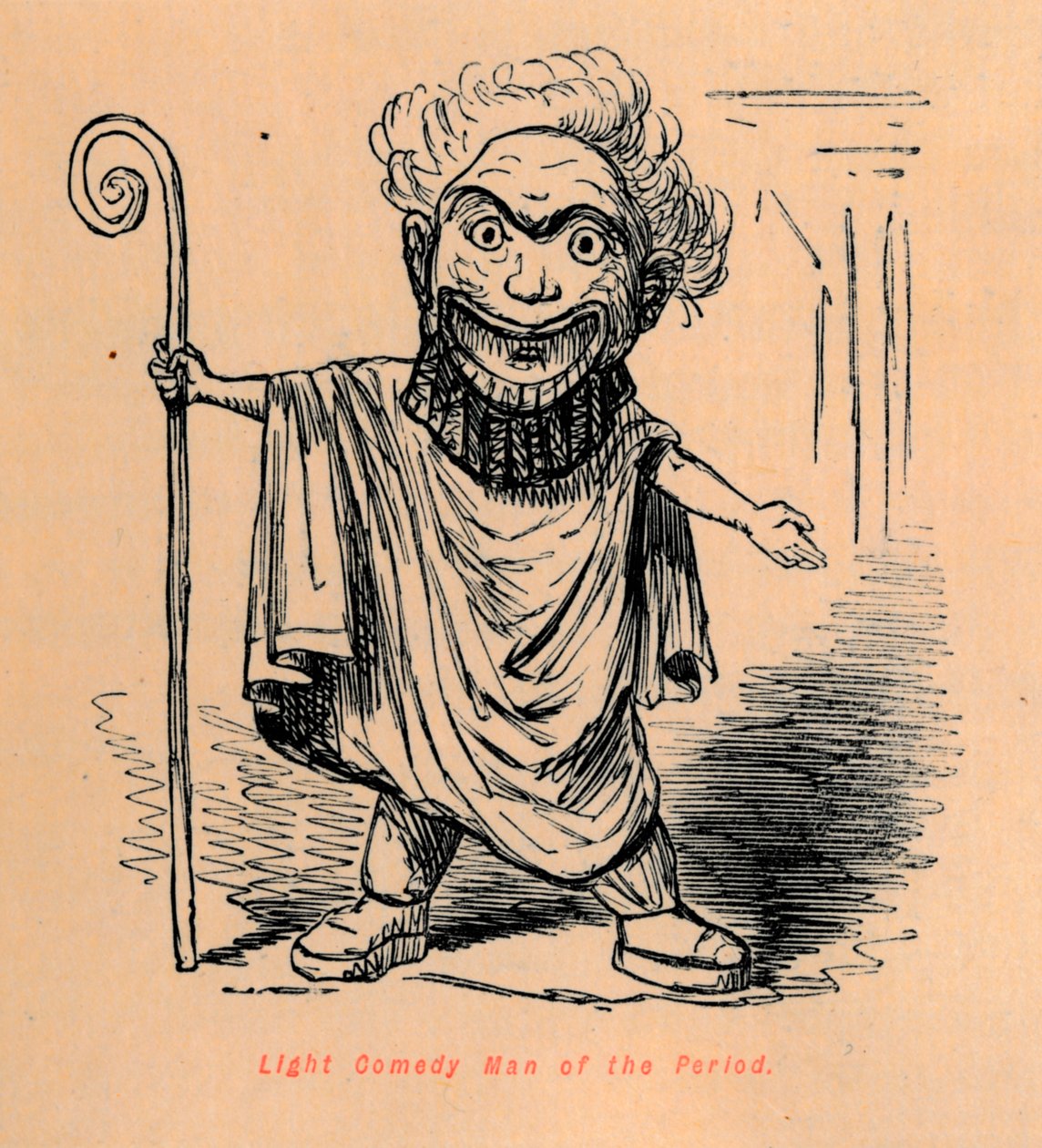 Kevyt komedia Aikakauden mies, 1852 tekijältä John Leech