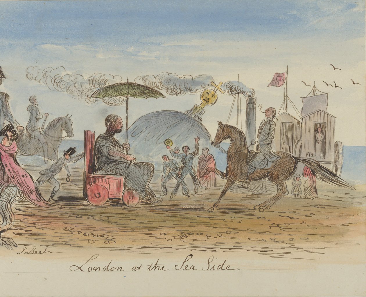 Lontoo meren puolella, 1830-64. tekijältä John Leech